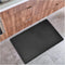 Kitchen Mat Cushioned Anti Fatigue Kitchen Rug, Waterproof Kitchen Rugs and Mats for Floor, Thick Non-Slip Standing Desk Mat for Kitchen, PVC Memory Foam Mat (Black, 17" x 29")