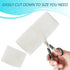 Cleaning Scrubbing Pads 5 Pack, Large Non Abrasive White 10 inch by 4 1/2 Inch Multi Purpose Glass Shower Scouring Sponges, Fits Universal Holders