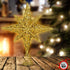 8 Inch Bethlehem Glitter Gold Star Christmas Tree Topper | Christmas Tree Toppers | Christmas Star Tree Topper | Rustic Tree Toppers Christmas Decorations | Christmas Tree Topper Star For 3-6 ft Trees