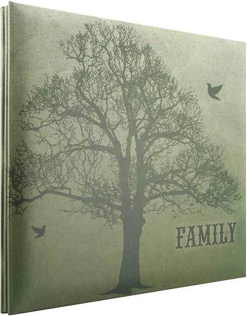 MCS MBI 13.5x12.5 Inch Family Tree Scrapbook Album with 12x12 Inch Pages (860094) , Green