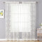 Floral Beige Semi Sheer Curtains 2 Panels,Vintage Lace Embroidered Window Treatments Girls Room Drapes and Curtains for Kitchen Bedroom Nursery Living Room Small Window, 60 x 63 Inch Length