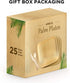 Palm Leaf Plates Biodegradable Plates Wood Plates Eco Friendly Disposable Plates with 25 Wooden Forks Knives for Dinner Outdoor Wedding Picnic Party 10 inch Square Pack Of 25