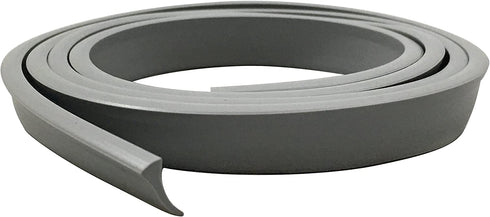 Thermwell Y3750 1/2-Inch x 37-Inch Vinyl "Y" Shaped Storm Door Bottom Replacement Insert For Aluminum Storm Doors, Gray
