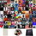 80 Pcs Print Album Covers | Unique Square Printed Photos 4x4 inch | Album Cover Posters Collage Kit | Music Posters for Room Aesthetic | Aesthetic Poster | Poster Pack | Album Cover Art Posters