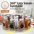 Lazy Susan Turntable Organizer - for Kitchen, Pantry, Cabinet, Dining Table, Refrigerator, Countertop - Clear Spinning Lay Susan- 11.5 Inches - by Homeries (2)