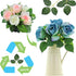 FEQO 300 Pcs Artificial Rose Leaves Silk Green Leaves Fake Leaves for Roses Flowers Leaves Artificial Leaves Bulk Greenery for Centerpieces Bouquets Wedding Party Wreath Garland Crafts