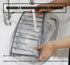 3PCS Washable Wardrobe Clothes Organizer - 6&7&9 Grids, Foldable Visible Grid Storage Box with Multiple Layers, Storage Containers for Scarves, Leggings (3PCS, Grey)