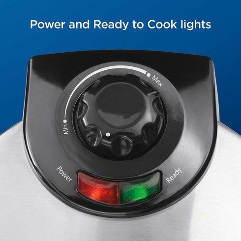 Oster Belgian Waffle Maker, Stainless Steel (CKSTWF2000) 10 Inch