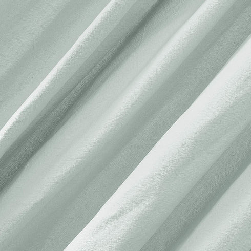 Archaeo Washed 100% Cotton Twist Tab Curtain, 52" x 84", Seafoam Green