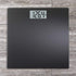 InstaTrack Large Display Digital Bathroom Scale with Step-On Technology in Black, Accurately Measures up to 400 Pounds