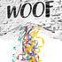 Dog Bone Pinata, Puppy Birthday Party Supplies, Woof (16.75 x 10 x 3 In)