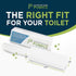 Powerstone Powerhouse Pumice Toilet Bowl Cleaning Stone with Handle (2-pack) Removes Stains, Limescale, Hard Water Rings, Calcium Buildup, Iron and Rust