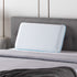 WEEKENDER Ventilated Gel Memory Foam Pillow with Reversible Cooling Cover Two-Sided for All-Season Comfort Washable Cover - Standard