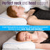 Aeris Adjustable Memory Foam Contour Pillow For Neck Pain-Ergonomic Tempurpedic Neck Pillow For Sleeping-Orthopedic Neck Support For Best Neck Shoulder Pain Relief-Machine Washable Cover-Side Sleepers