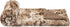 Amazon Basics Fuzzy Faux Fur Sherpa Throw Blanket, 50"x60" - Light Brown