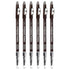 Ruby Kisses GoBrow Eyebrow Pencil, Sharpenable, Longwear, Long Lasting Eyebrow Wooden Pencil for Natural-Looking Brows 6 PACK (Dark Brown)