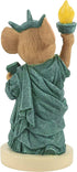 Enesco Tails with Heart Americana Statue of Liberty Mouse Figurine, 2.52 in H, Multicolor