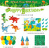 Decorlife Dinosaur Birthday Decorations, 92 Pack Dinosaur Birthday Party Supplies for Boys, Pin the Tail on the Dinosaur, Dino Foil Balloons, Fringe Curtains, Banner, Party Hats Included