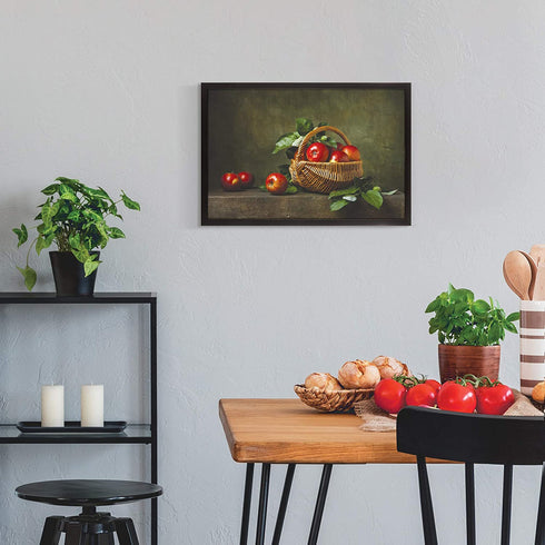 Snap 10FW1569E Solid Wood Wall Poster Picture Frame, 12" x 18", Black