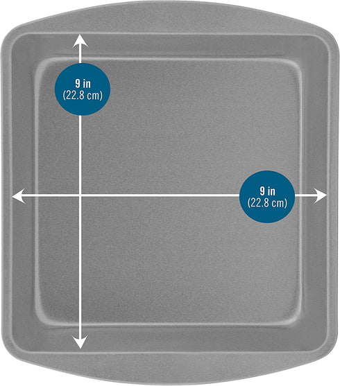 G & S Metal Products Company Baker Eze 9" Square Cake Pan, Set of 2