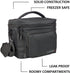 Large Insulated Lunch Bag Cooler Tote With 2 Reusable Cooler Ice Packs Easy Pull Zippers, Detachable Shoulder Strap, Roomy Compartments For Lunch Box, Bottles, Containers, (Camo)
