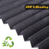 SEEYE Blackout Temporary Blinds Cordless Shades Fabric Pleated Fabric Shade Easy to Cut and Install, 48" W x 72" L - 1 Pack, Black?with 2 Clips