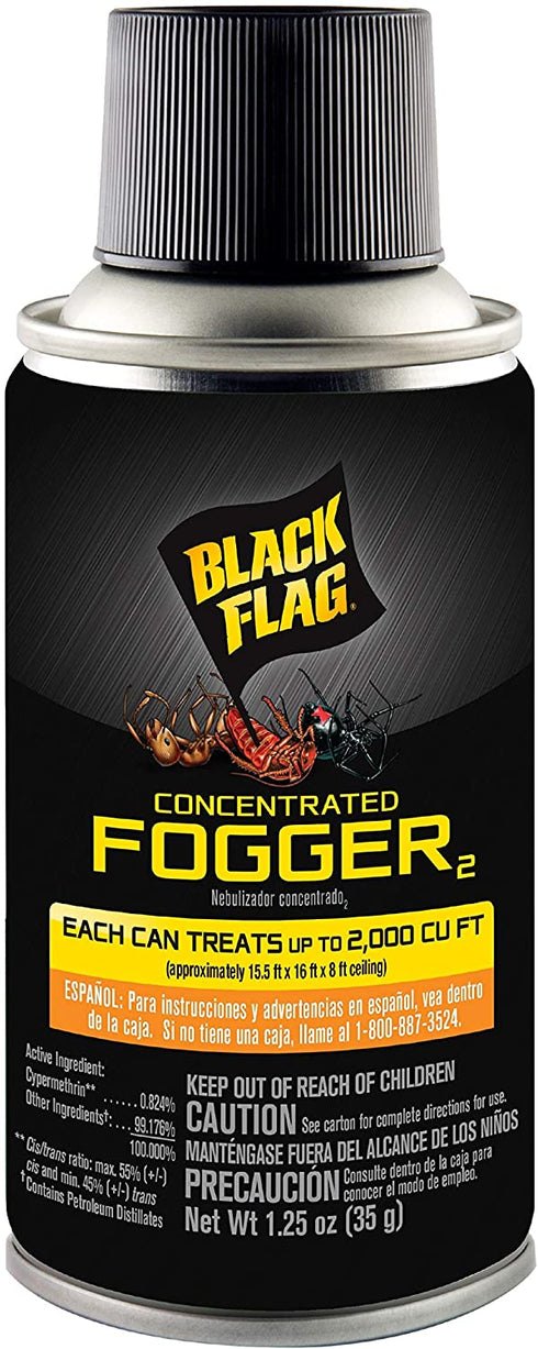 Black Flag 11079 HG-11079 6 Count Indoor Fogger, Clear