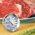 Escali AH1 NSF Certified ProAccurate Oven Safe Meat Thermometer, Extra Large Dial, Silver