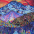 Trippy Tapestry Mountain Tapestry Psychedelic Sun Tapestry Colorful Mushroom Tapestry Hippie Waves Abstract Wall Tapestry for Bedroom Living Room