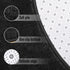 Chicrug Fluffy Round Area Rugs for Girls Bedroom, 4x4 Feet Shaggy Circle Area Rug for Living Room, Soft Fuzzy Carpets for Princess Room, Cute Rug Kids Circular Playmats for Baby Nursery Home, Black