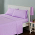 MI ZONE - MZ20-419 100% Cotton Percale Ultra Soft Sheet Set, Full, Purple Polka Dot