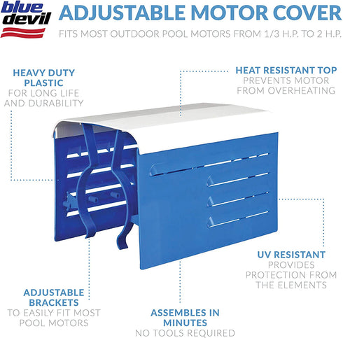 Blue Devil Adjustable Motor Cover