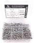 Comdox 410 Stainless Steel Self Drilling Screws Kit Set, Pan Head Phillips Sheet Metal Tek Screws Assortment Kit, Modified Truss Head, 8-18 Thread Size, 5/8" to 1-1/2" Length (Pack of 200)