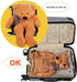 Space Saver Bags (6 Small) Vacuum Storage Sealer Bags for Blankets Clothes Pillows Comforters with Hand Pump - 6 Small