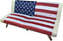 Patriotic Throw Blanket for Couch - 50" x 60", American Flag, Soft Cozy Fleece, Veteran's Day, Stars and Stripes, Home Decor, Red, White, Blue, USA, Living Room Sofa, Bed, Office, Old Glory