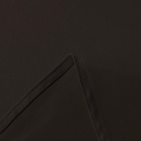 sancua Round Tablecloth - 60 Inch - Water Resistant Spill Proof Washable Polyester Table Cloth Decorative Fabric Table Cover for Dining Table, Buffet Parties and Camping, Brown