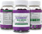 Sambucus Black Elderberry w/Organic Irish Sea Moss Gel Gummies w/Bladderwrack, Burdock, Vitamin C, D, & Zinc/Immune Support for Adults & Kids- Vegan, Gluten-Free, Kosher, Non-GMO Apple Flavor 60 ct