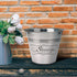 Stonebriar 50 Hour Long Burning Citronella Candle with Galvanized Metal Bucket