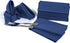 Ruvanti Dinner Cloth Napkins 12 Pack 18X18 Inch Reusable Fabric Napkins Soft, Comfortable, Durable Linen Napkins, Perfect Table Napkins, Ocean Blue / Navy Blue Napkins for Dinners, Weddings & Parties.