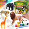 FUNZBO Kids Crafts and Arts Set Painting Kit - Animal Toys Art and Craft Supplies Party Favors for Boys Girls Age 4 5 6 7 Years Old Kid Creativity DIY Gift Easter Paint Your Own Forest Animals Set