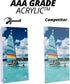 DuraClear 4x10 Inches AAA Grade Acrylic Picture Frame, Thick and Heavy Frameless Block Display