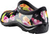 Sloggers Women's Waterproof Rain and Garden Shoe with Comfort Insole, Pansy Black, Size 10, Style 5114BP10