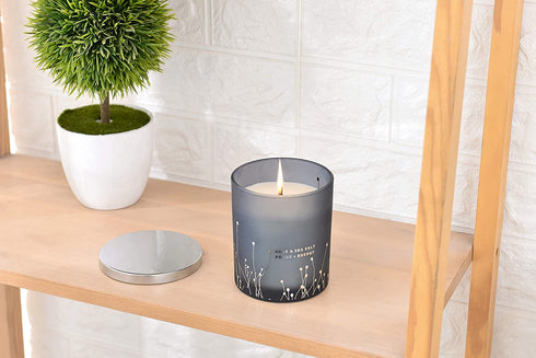 White Sage Sea Salt Candle | Sage Candles for Cleansing House | Candles for Home Scented | Sage Candle, Scented Candles for Men & Women, Energy Cleansing Candle, Relaxing Aromatherapy Scented Candle
