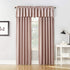 Sun Zero Barrow Energy Efficient Rod Pocket Curtain Single Panel, 54" x 84", Blush Pink