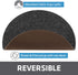 Drymate Plant Coaster Mat Reversible, Charcoal/Brown, (6?, 8?, 10?), (Set of 12), (4 of Each Size), Round/Fabric, Absorbent/Waterproof - Protects Surfaces, Contains Liquids (USA Made)