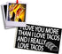 JennyGems Taco Sign, I Love You More Than I Love Tacos and I Really Love Tacos, Wood Sign, 9.5x5.5 Inches, Taco Gifts, Taco Decor, American Made