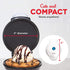 Dash DMS001WH Mini Maker Electric Round Griddle for Individual Pancakes, Cookies, Eggs & other on the go Breakfast, Lunch & Snacks, White 4 Inch