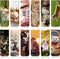 12 Pieces Magnetic Bookmarks Cats Magnet Page Markers Assorted Book Markers Set for Students Reading