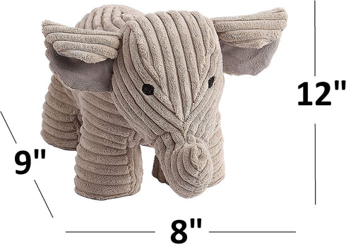 Decorative Door Stopper by Morgan Home Available in Many Adorable Animals and Styles Durable, Subtle Home Decor Easily Matches Measures Approx. 11 x 5.5 x 5.5 Inches (Grey Elephant)