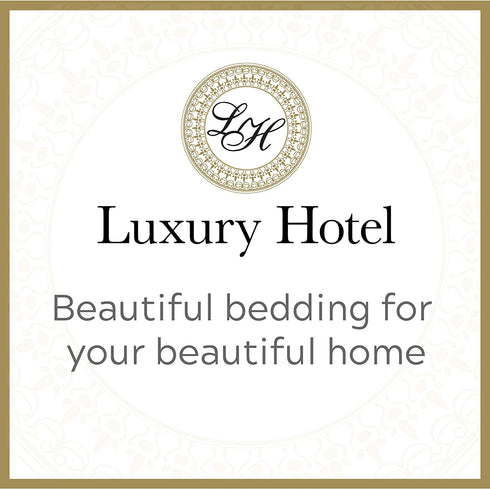 Lux Hotel Microfiber Tailored Style Bed Skirt with Classic 14 Inch Drop Length, Queen, Navy